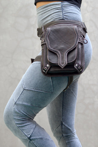 BIKER - [BROWN Leather]