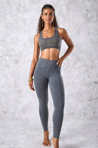 POCKET VENTURE Leggings - [Stonewash]
