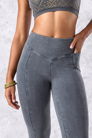 POCKET VENTURE Leggings - [Stonewash]