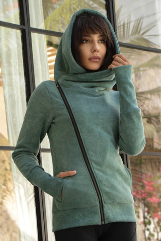 TRANSFORMATION Hoodie - [Green StoneWash]