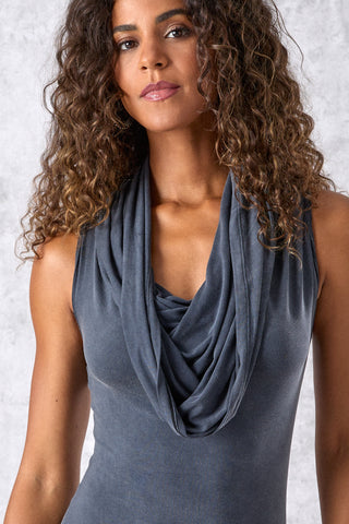 CASCADE DRESS [Stonewash]