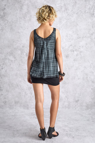 FLOW Top - [Gray IKAT]