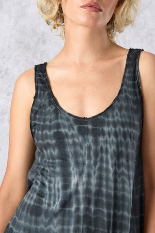 FLOW Top - [Gray IKAT]
