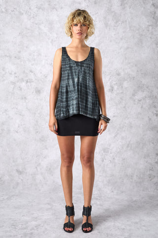 FLOW Top - [Gray IKAT]