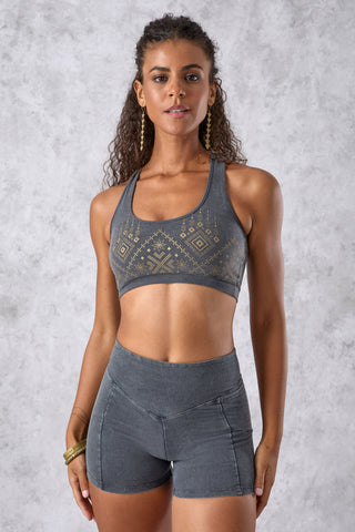 STASH SHORTS - [Gray Stonewash]