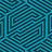 TURQUOISE - [HYPNOTIK print]