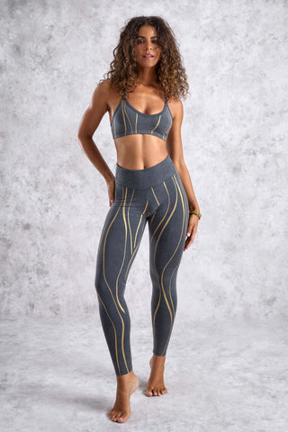 WAVY Leggings - [Stonewash]