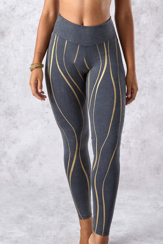 WAVY Leggings - [Stonewash]