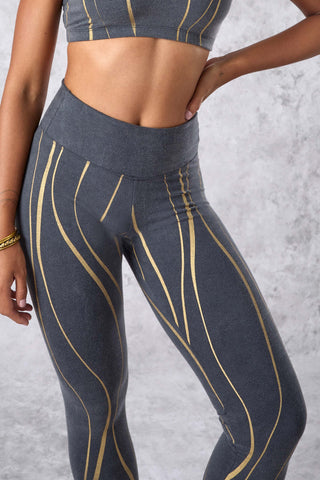 WAVY Leggings - [Stonewash]